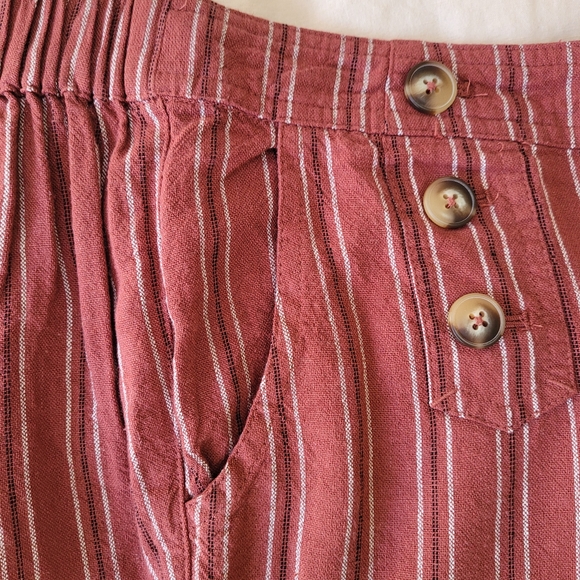Maurice's High Rise Wide Leg Linen Blend Pant - Picture 5 of 7